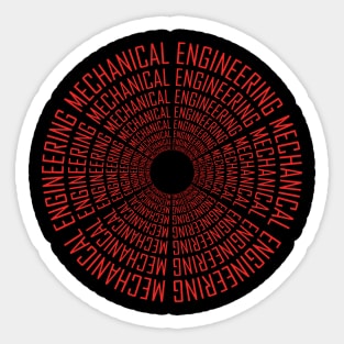 mechanical engineering mechanics best quotes Sticker